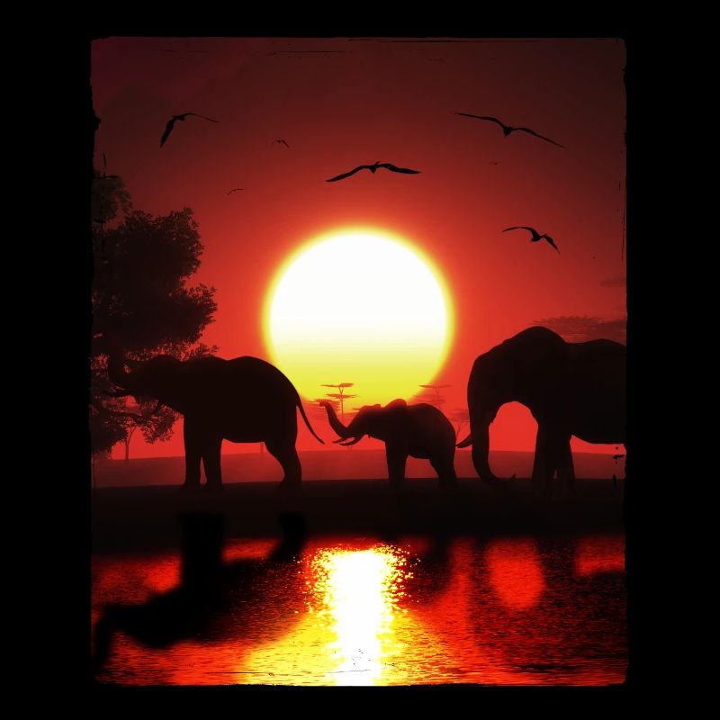 Éléphant Faune
