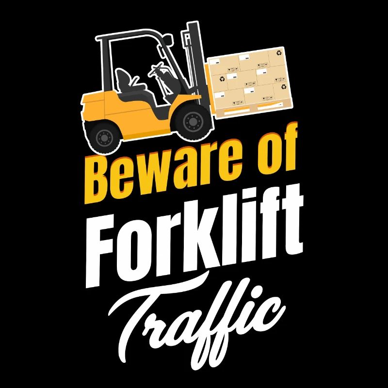 Beware of forklift traffic.