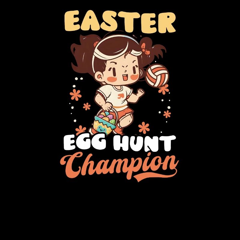 Volleyball Easter Egg Hunt Champion