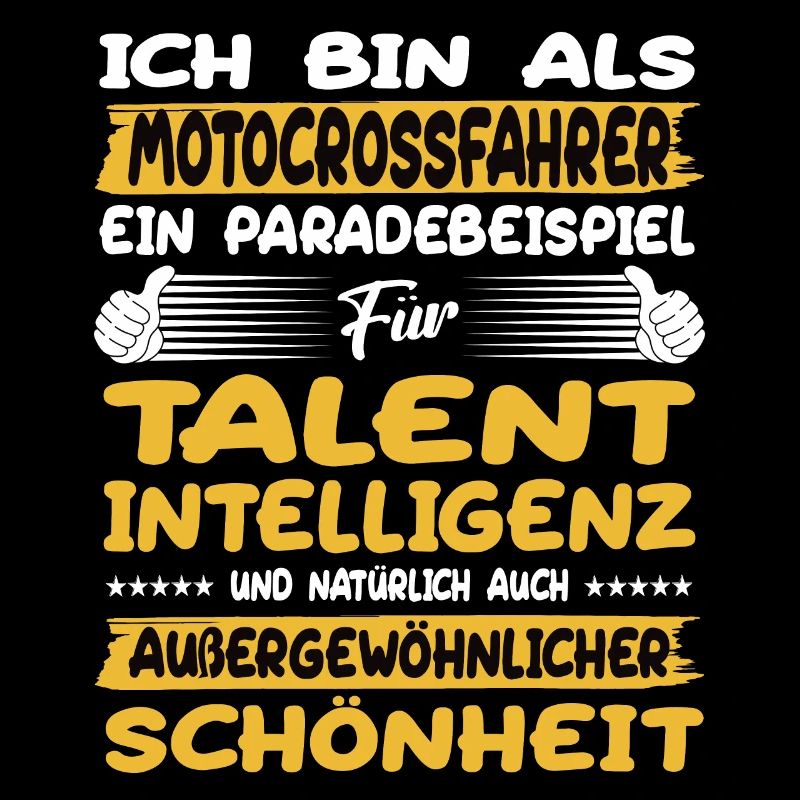 Motocrossfahrer ein Paradebeispiel Motocross