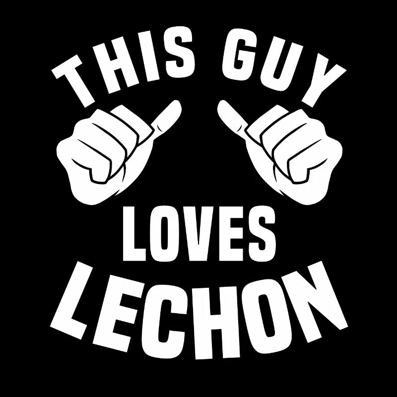 This guy loves lechon