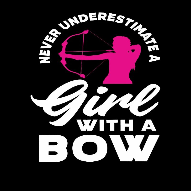 Frau Mädchen Hobby Bogenschießen