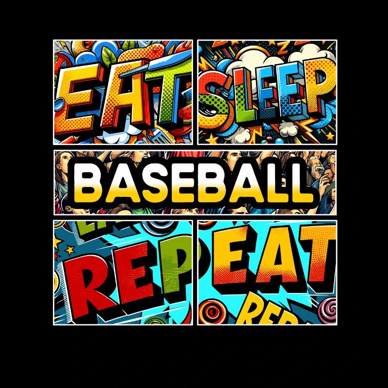 Manger, dormir, Baseball, répéter