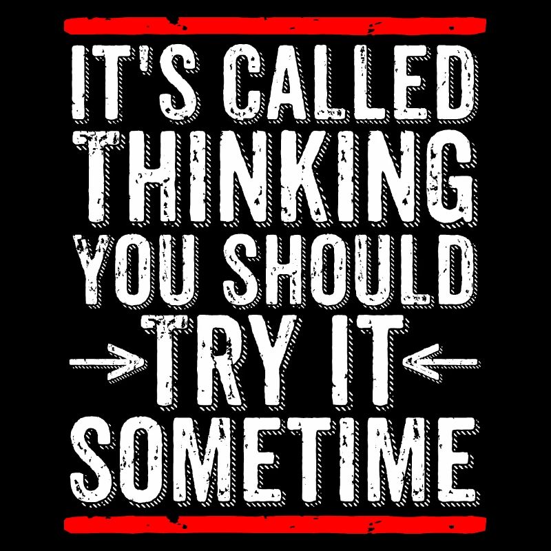 It's Called Thinking You Should Try It Sometime