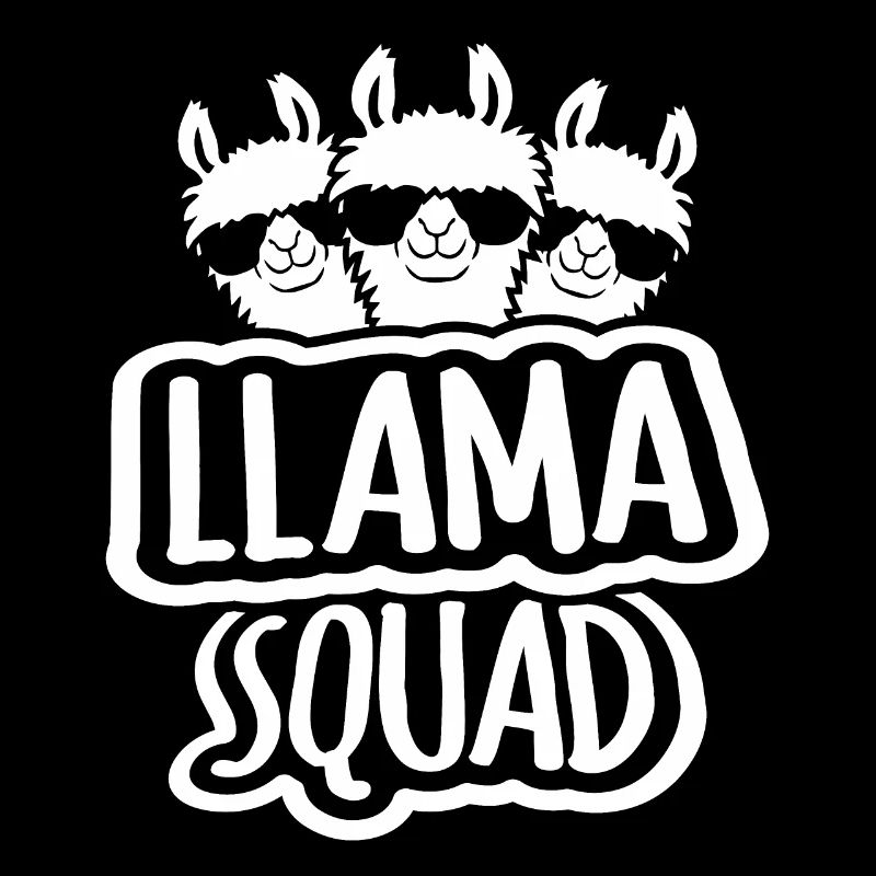 Funny Llama Squad Sunglasses Alpaca Cool Family