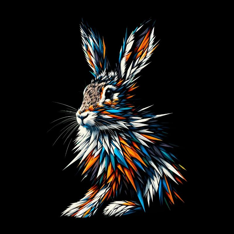 Polygon Art Jackrabbit Jackrabbits