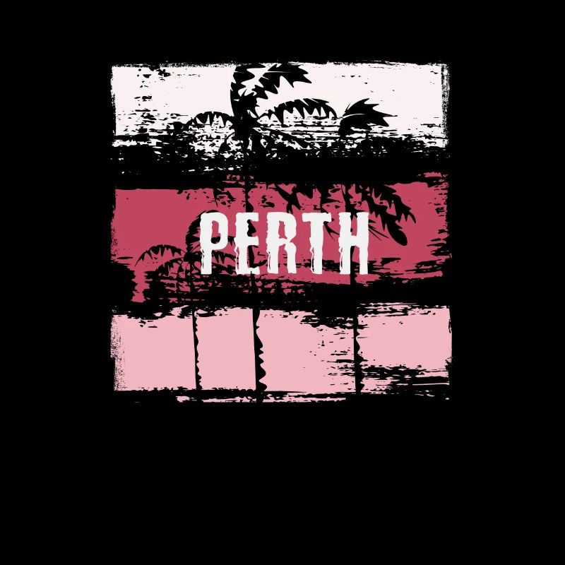 Perth Australia Vacation Souvenir Abstract