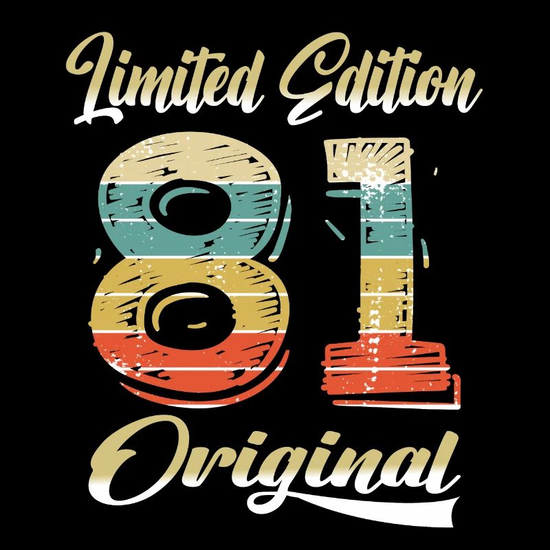 43 ans anniversaire vintage 1981 édition limitée