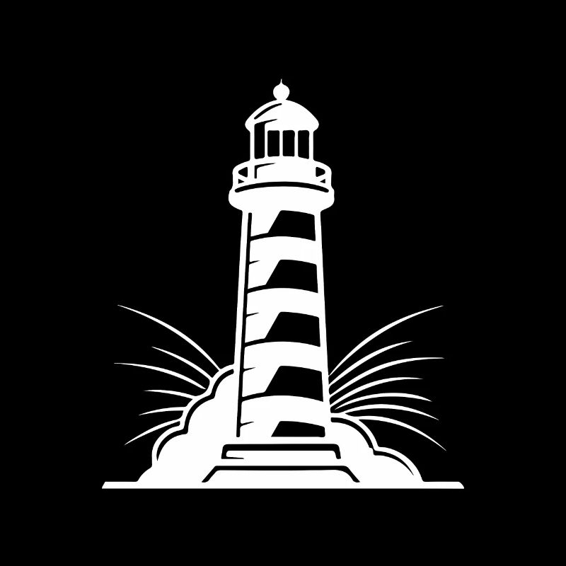 Leuchtturm Silhouette