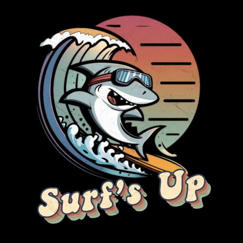 Surfer Shark - Surf's Up