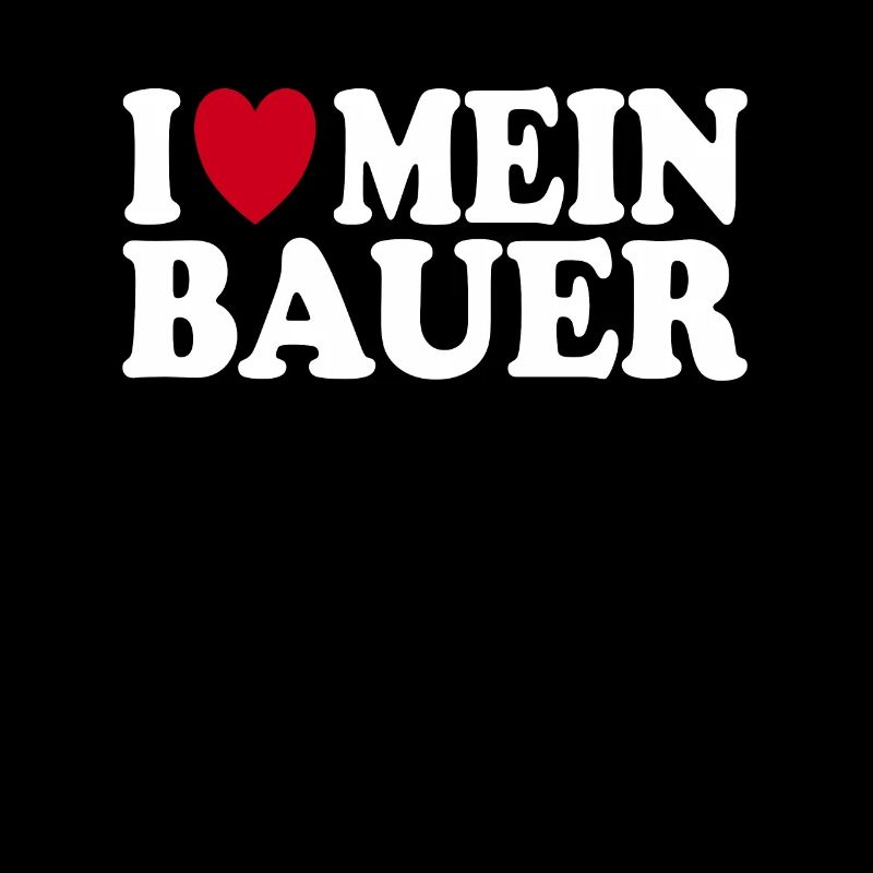 I Love My Farmer Fun Bold Expression Graphic