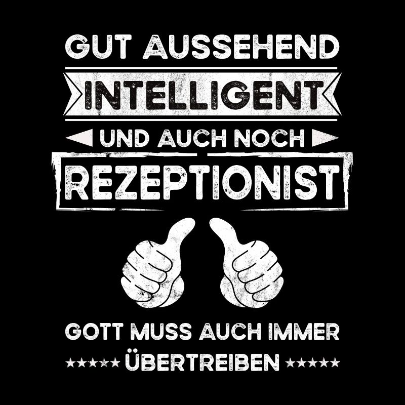 réceptionniste, beau, intelligent