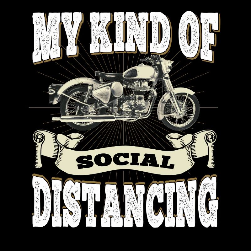 Mon type de distanciation sociale - Moto
