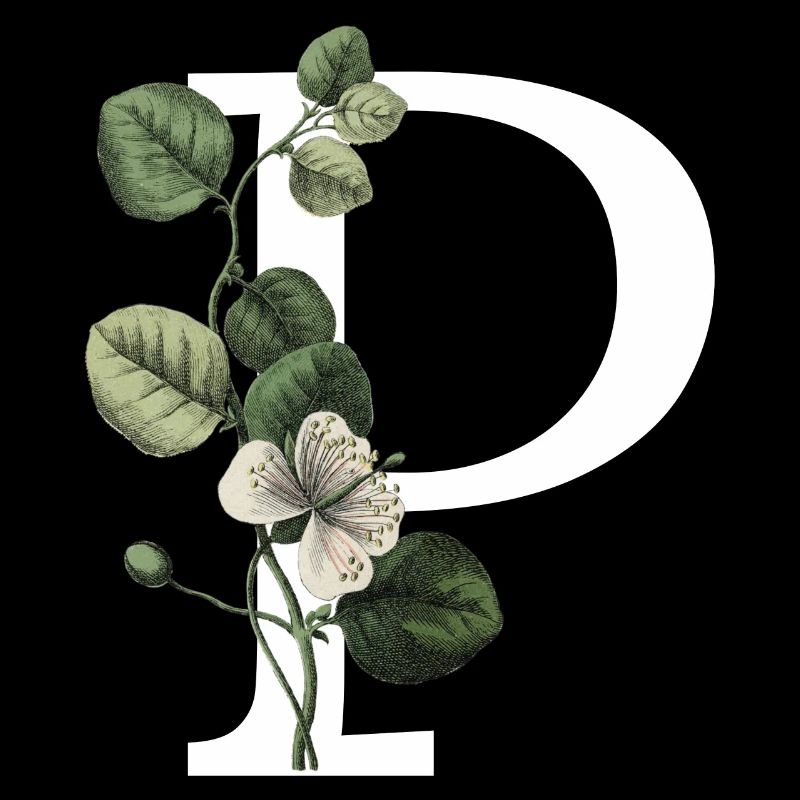 Buchstabe P Grüne Botanik