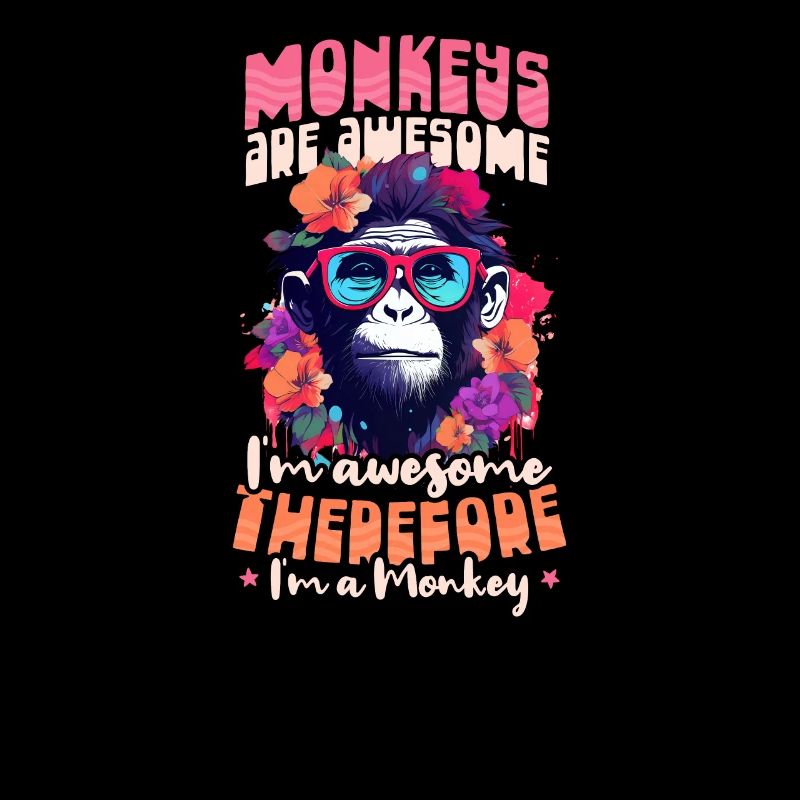 Monkey Lover Les singes sont géniaux Je suis Singe