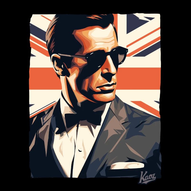 Drapeau britannique Chad Geezer Mate Grande-Bretagne