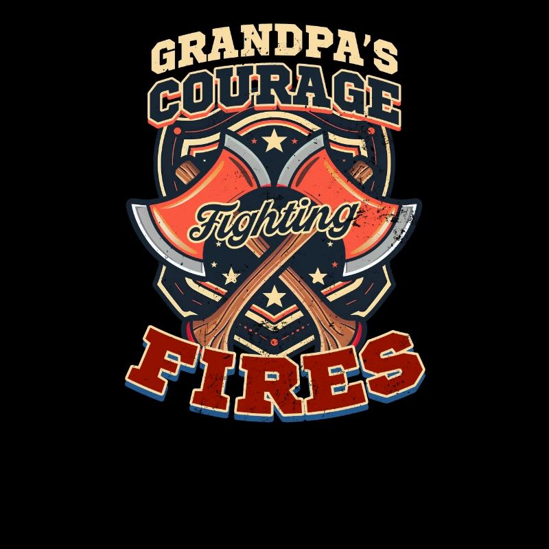 Feuerwehrmann Opa bekämpft Brände
