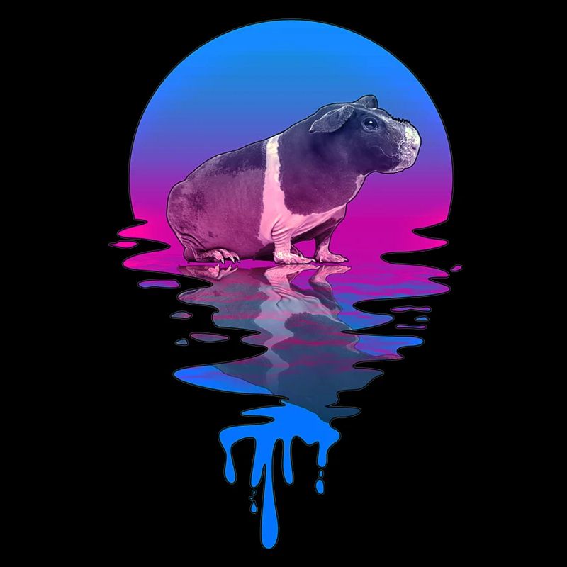 Coucher de soleil Maigre Cochon