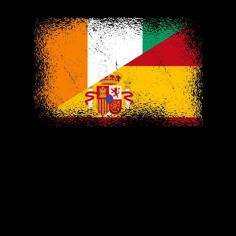 Côte d'Ivoire Spain Flag