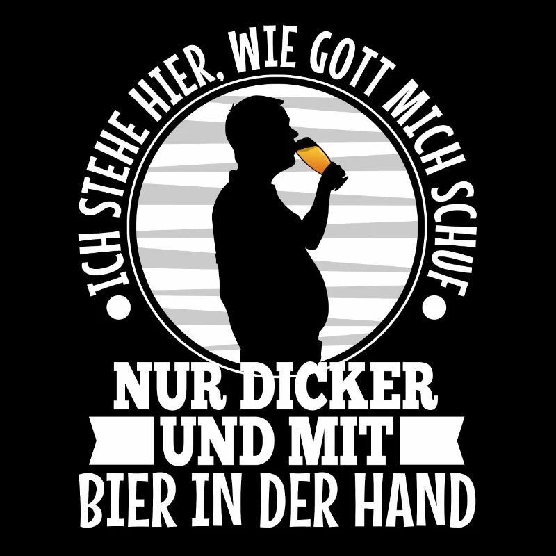 I stand here as God created me. Only thicker