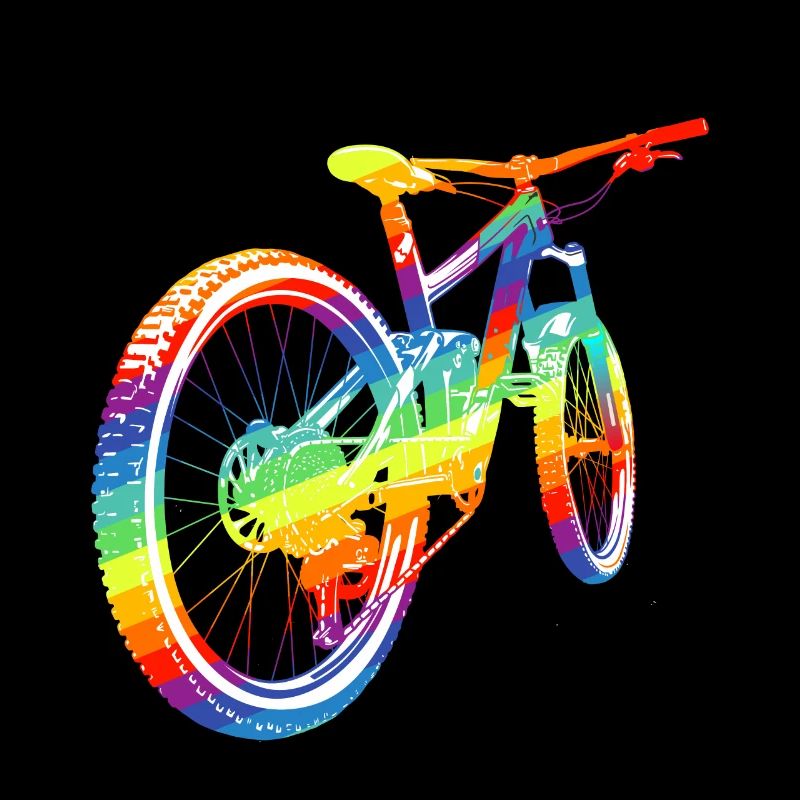 Vélo BMX coloré