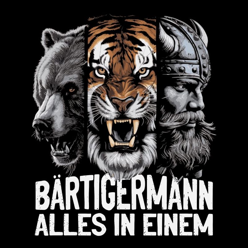 Bear, tiger, man – all in one powerful look