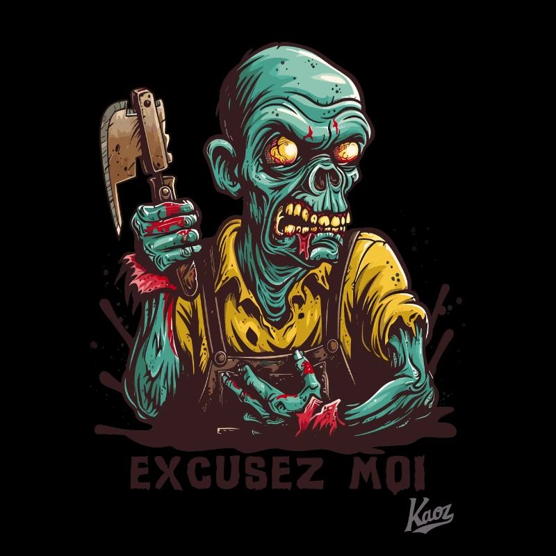 Zombie Worker : Squelette « Excusez-moi »