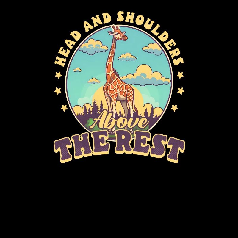Giraffe Kopf und Schultern über dem Rest
