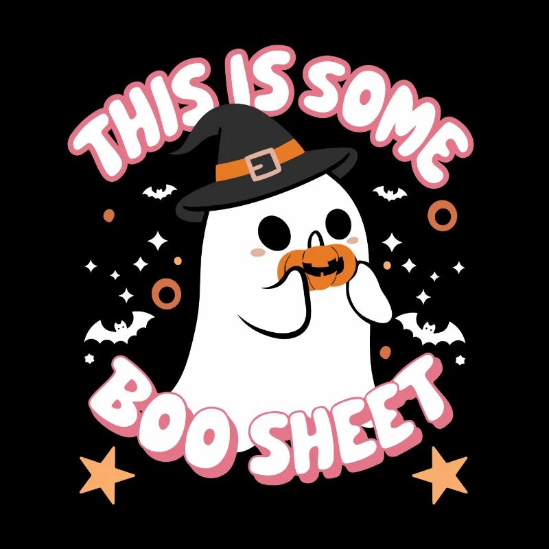 Funny Ghost This is Some Boo Sheet Halloween Costu