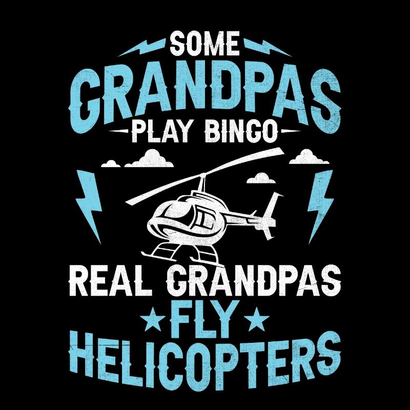 Einige Opas spielen Bingo Echte Opas Fly Helicop