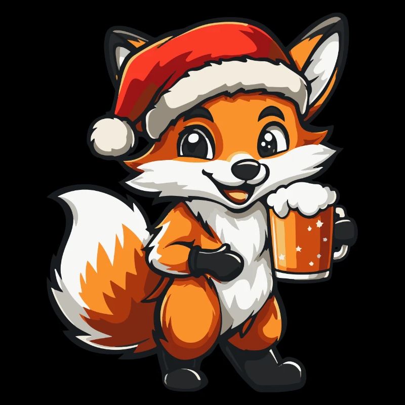 Fuchs Weihnachten Bier