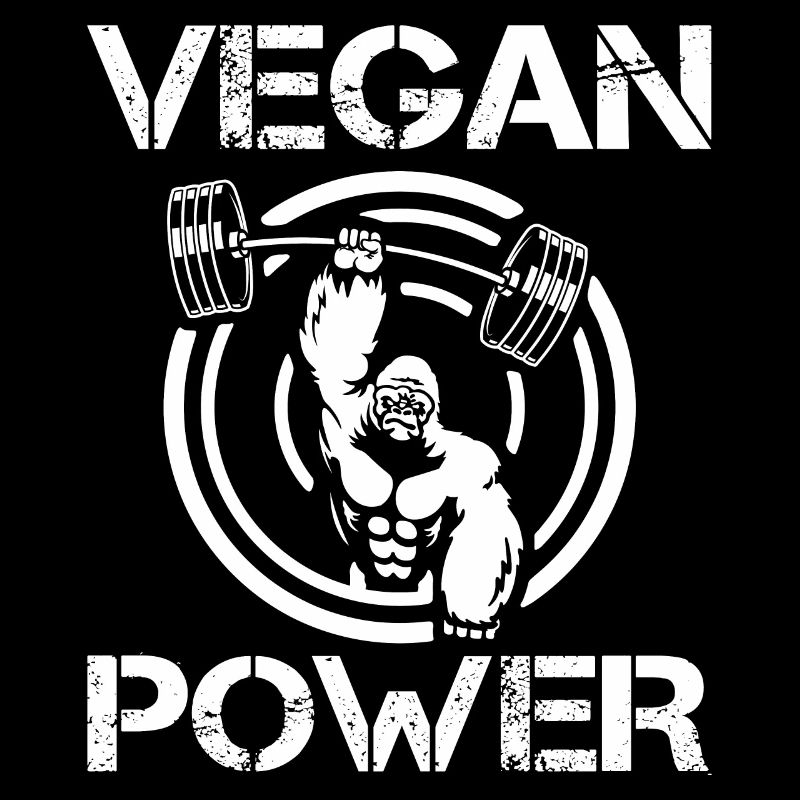 Singe Chimpanzé Vegan Power Gorilla