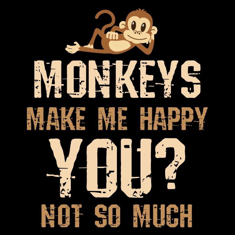 Monkey Chimpanzee Happy You Monkey