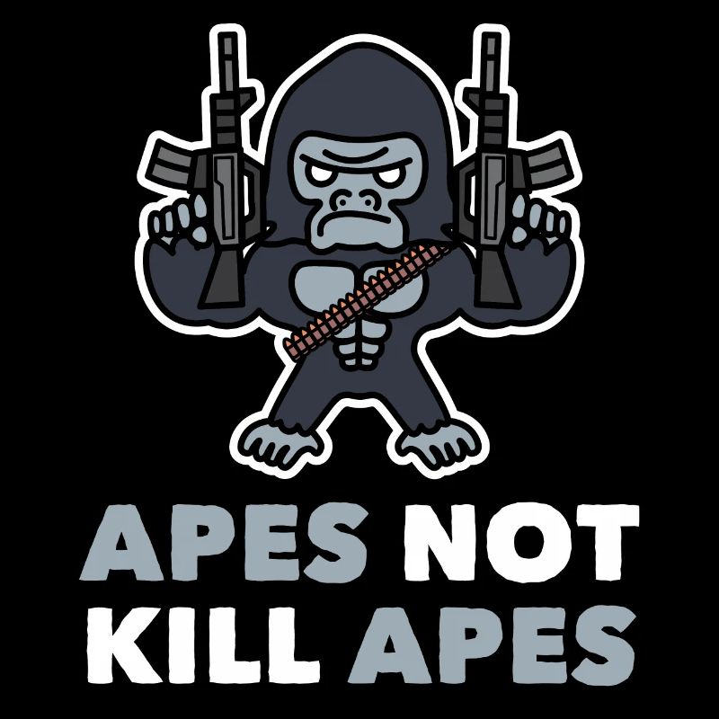 Monkey Chimpanzee Gorilla Apes Not Apes