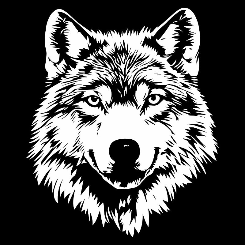 Visage de loup