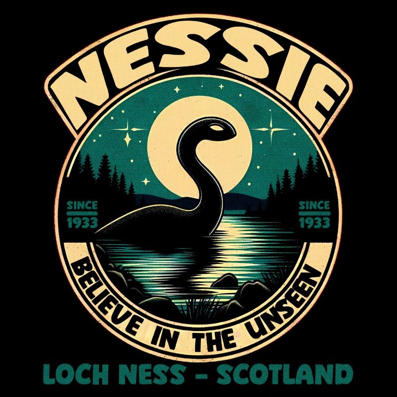 Monstre du Loch Ness 1933 Cryptide légendaire Écosse