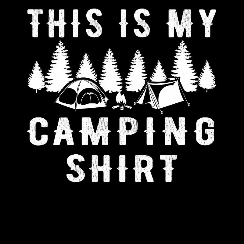 Camper With Drinking Bonfire Camping