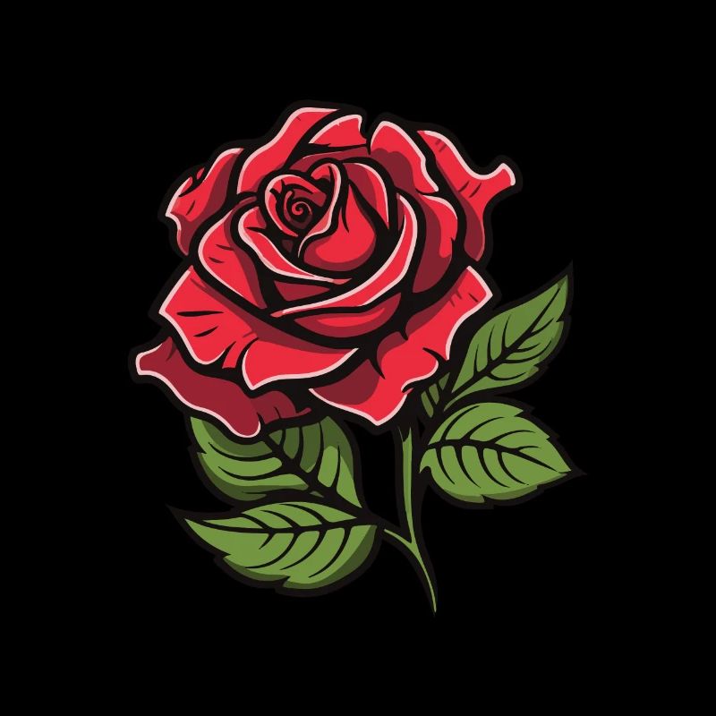 Fleur de rose Amour