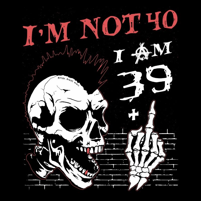Ich bin 39 plus Mittelfinger - 40. Geburtstag