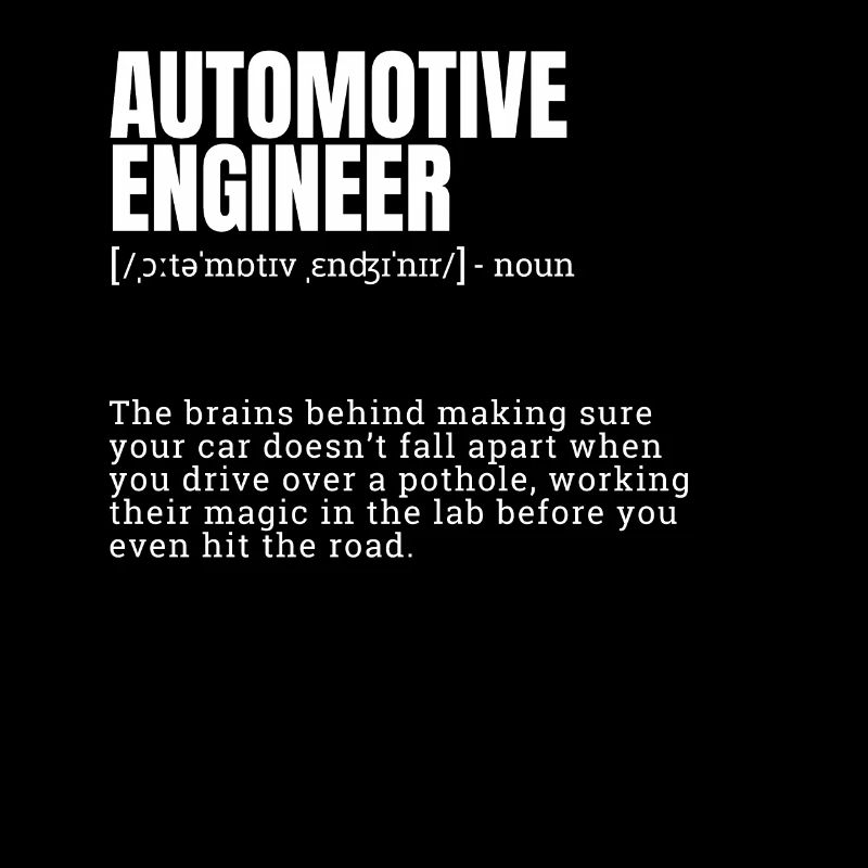 Automotive Engineer Definition Creative Design