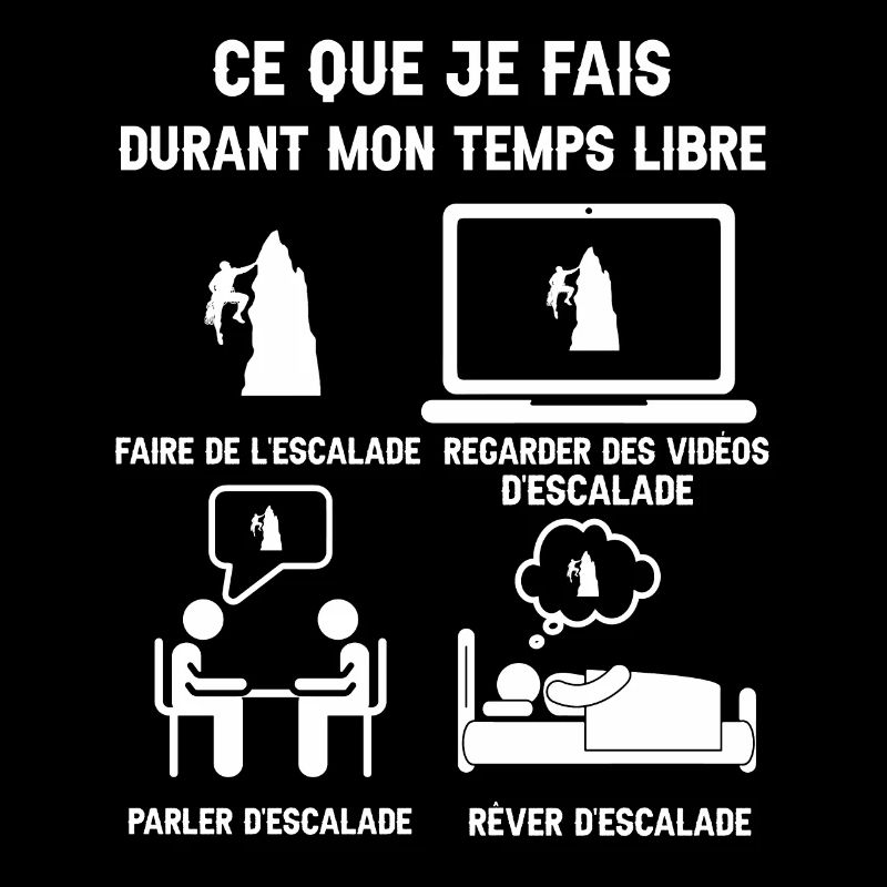 temps libre escalade humour