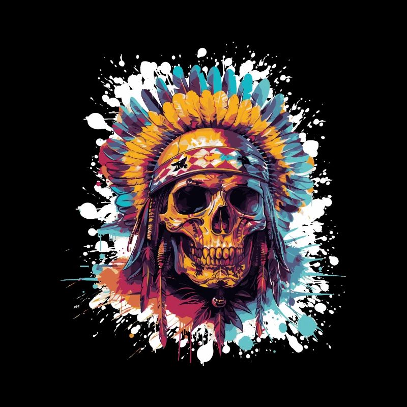 Crâne de chef indien