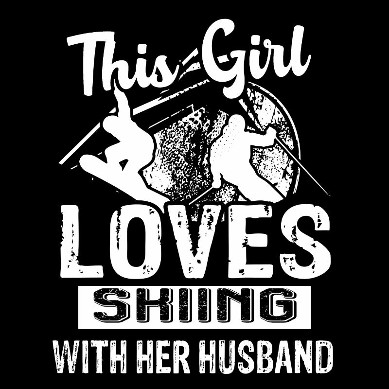 Skiing Loves Skiing With Husband