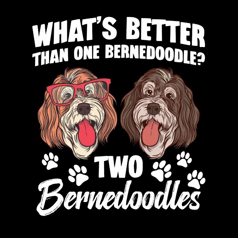 What's better than a Bernedoodle? Two