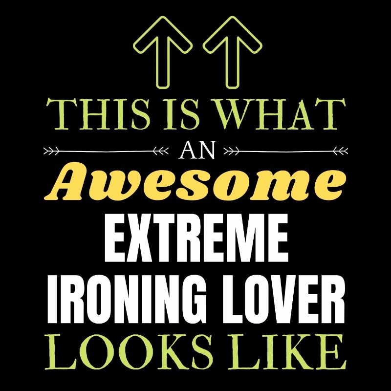 This is what an awesome Extreme ironing lover look