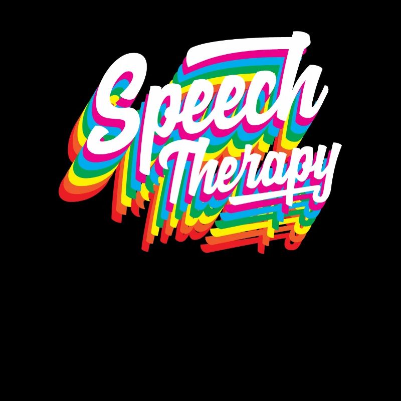 Speech Therapist Rainbow Design