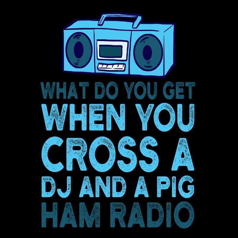 Amateur Cross Ein DJ Und Ein Schwein Amateurfunk