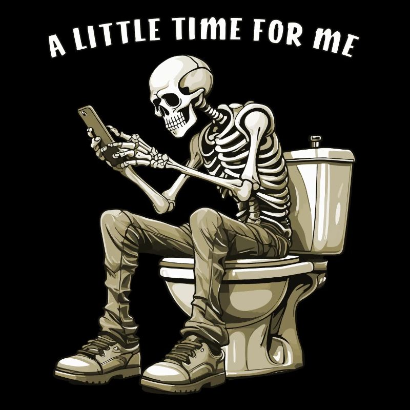 TOILETTE SQUELETTE UN PEU DE TEMPS POUR MOI