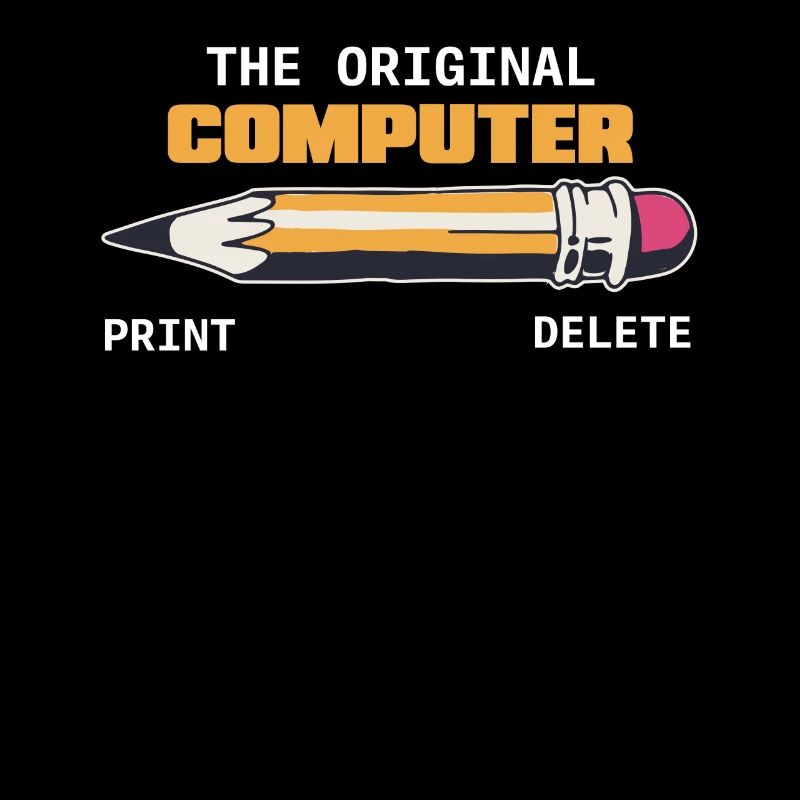 The Original Computer Humorous Retro Style