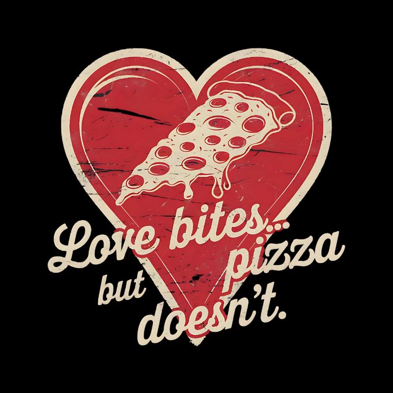 Pizza à la Saint-Valentin mieux que l’amour drôle